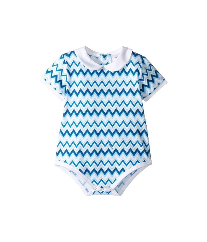 Missoni Kids - Jersey Zigzag All Over Printed One-piece