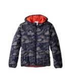 Lacoste Kids - Reversible Puffer Coat With All Over Camo Graphic