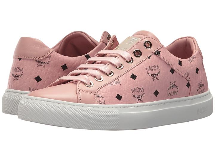 Mcm - Logo Low Top Lace Up Sneaker