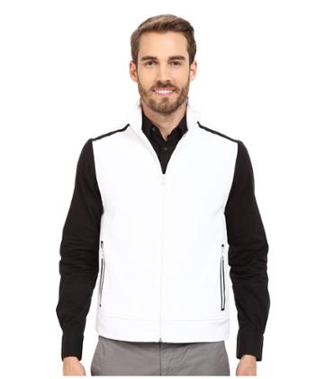 Kenneth Cole Sportswear - Contrast Zip-front Vest