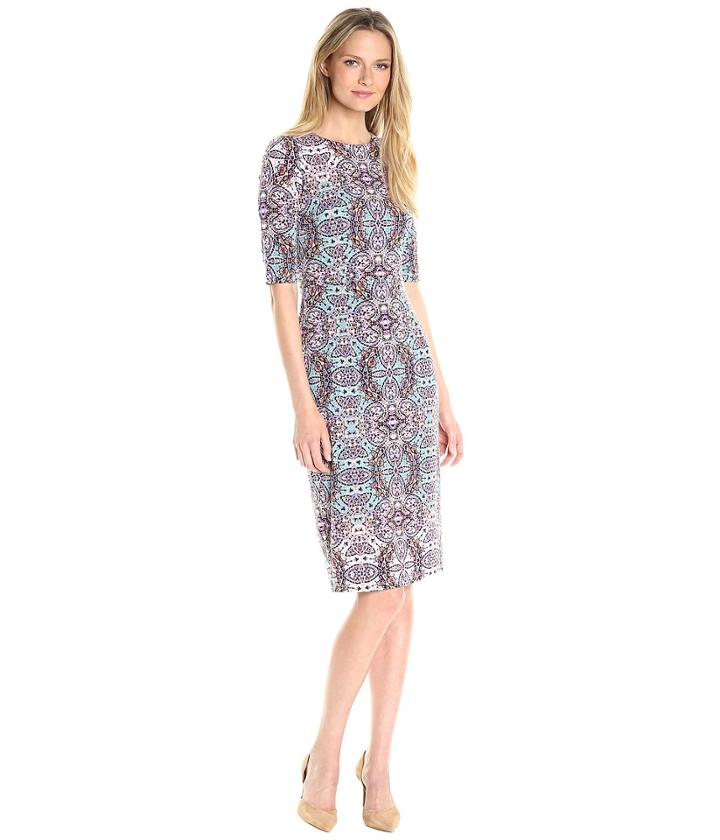 Maggy London - Byzantine Shield Mj Midi Sheath Dress