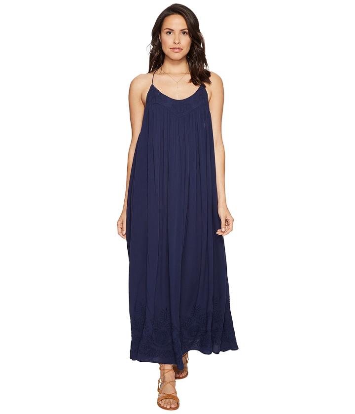 Free People - Embroidered Elaine Maxi Slip