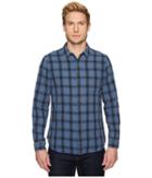 Ag Adriano Goldschmied - Colton Long Sleeve Washed Plaid Shirt In 15 Years Faded Pacific Coast/black