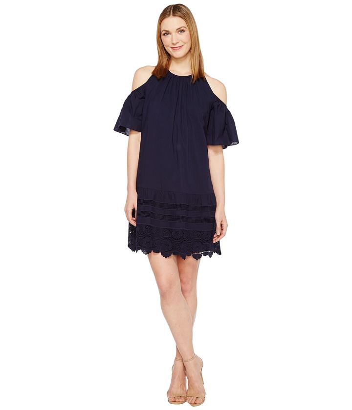 Maggy London - Cold-shoulder Shift Dress
