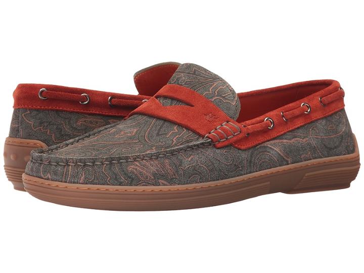Etro - Paisley Boat Shoe