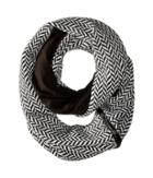 Plush - Fleece - Lined Herringbone Snap Scarf