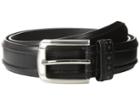 Stacy Adams - 32mm Genuine Leather Casual Belt W/ Raised Inner Edge