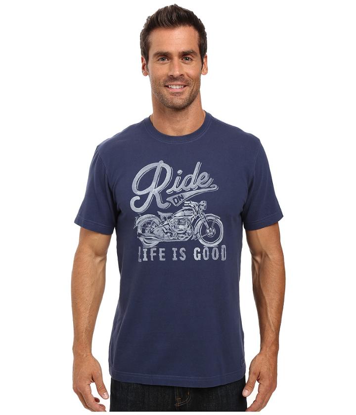 Life Is Good - Ride On Motorcycle Crusher Tee