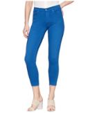 7 For All Mankind - The Ankle Skinny W/ Released Hem In Cobalt Blue