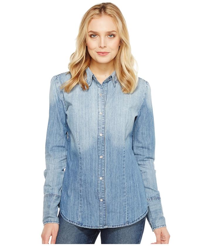 Stetson - Ombre Washed Denim Western Shirt