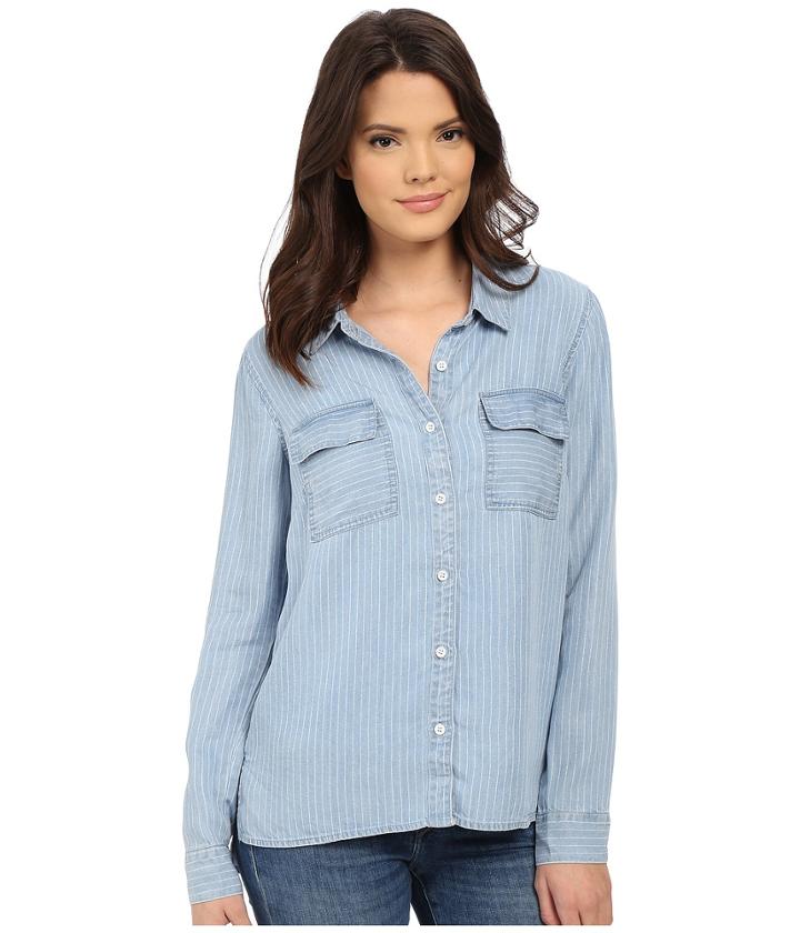 Splendid - Faded Pinstripe Shirt