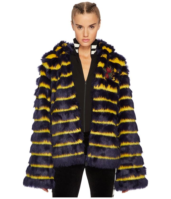 Puma - Puma X Fenty By Rihanna Faux Fur Shawl Collar Jacket