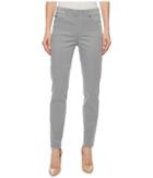 Liverpool - Chloe Ankle Pull-on Leggings In Stretch Peached Satin In Sharkskin