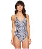 Red Carter - Azteca Lace-up Back One-piece