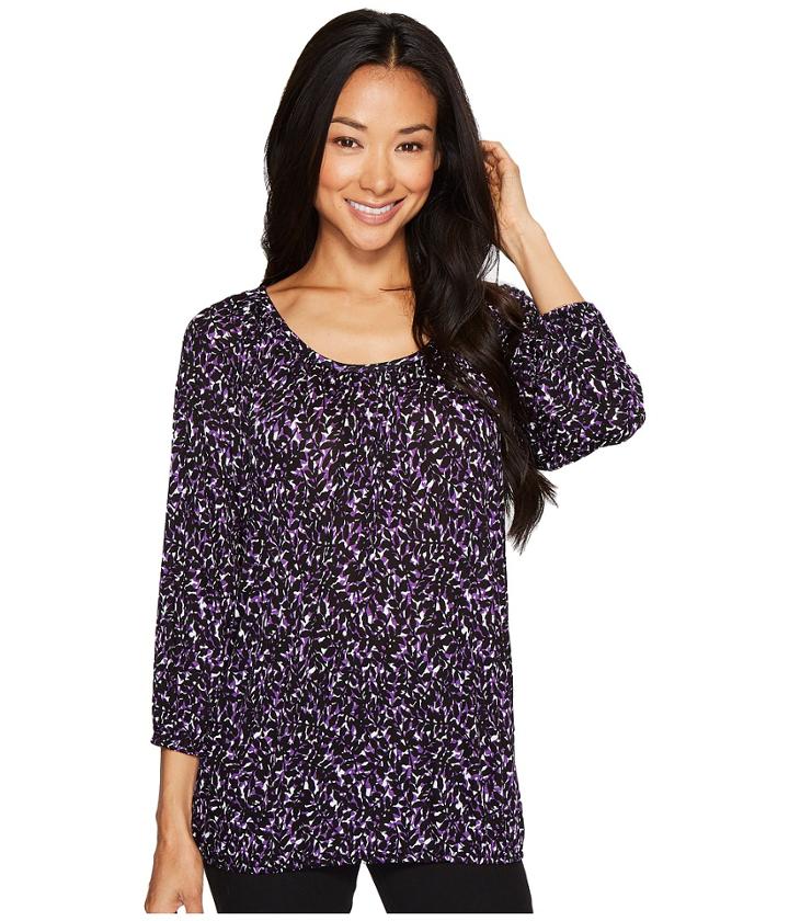 Michael Michael Kors - Leaf Print Peasant Top