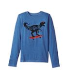Life Is Good Kids - T-rex Skater Long Sleeve Crusher Tee