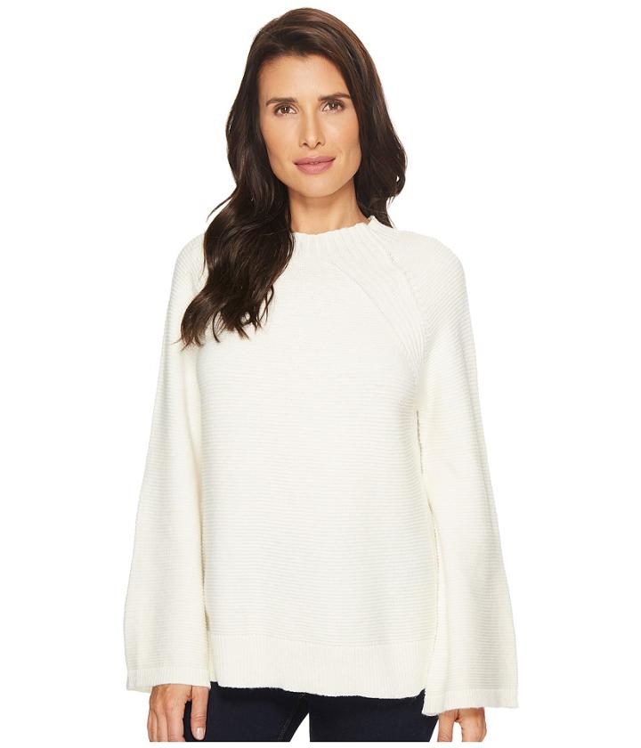 Vince Camuto - Mock Neck Bell Raglan Sleeve Sweater