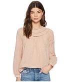 Lucky Brand - Row Neck Peasant Top