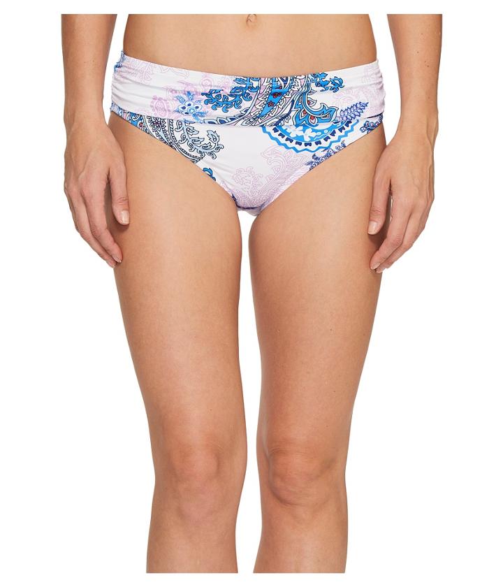 Tommy Bahama - Paisley Leaves High-waist Sash Bikini Bottom