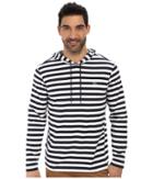 Lacoste - Long Sleeve Hooded Stripe Tee Shirt