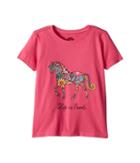 Life Is Good Kids - Swirly Horse Crusher Tee