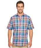 Bugatchi - Short Sleeve Classic Fit Spread Collar Shirt