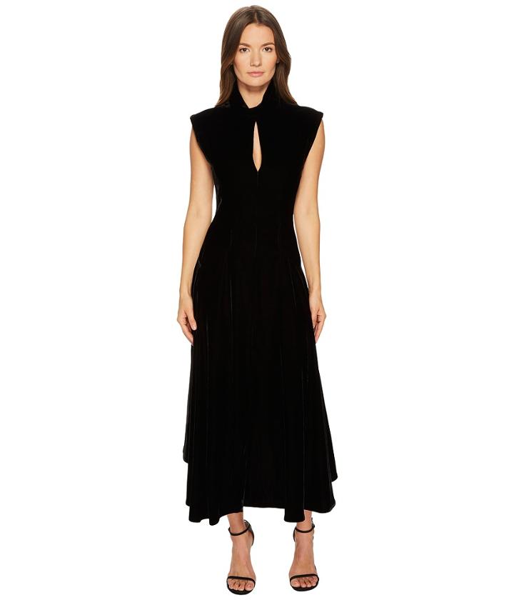 Neil Barrett - Velvet Cap Sleeve Dress