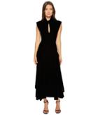Neil Barrett - Velvet Cap Sleeve Dress