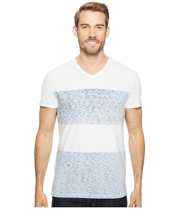 Calvin Klein Jeans - Reverse Blotch Color Block V-neck T-shirt