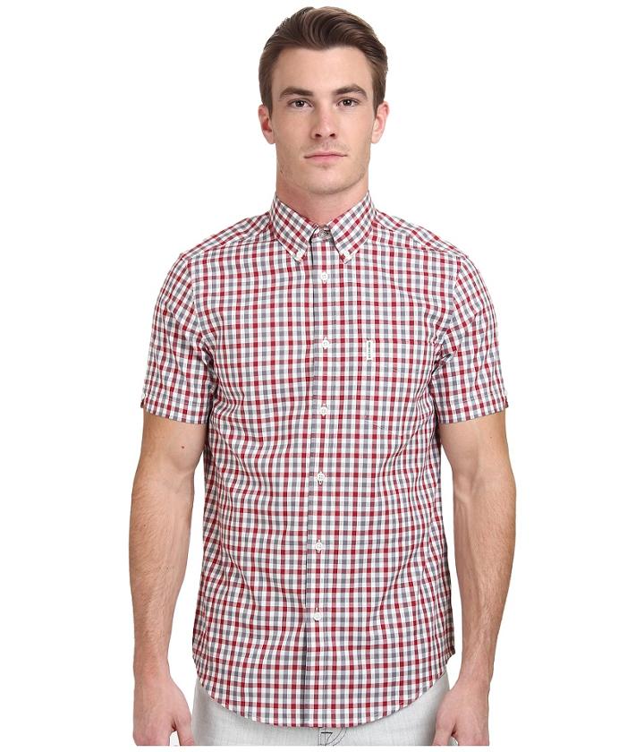 Ben Sherman Short Sleeve House Ginham Check Woven Ma11554a