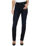 7 For All Mankind - High Waist Vintage Straight In Slim Illusion Dark Madrid Night
