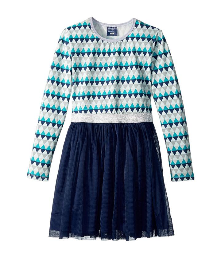 Toobydoo - Blue Geo Tulle Dress