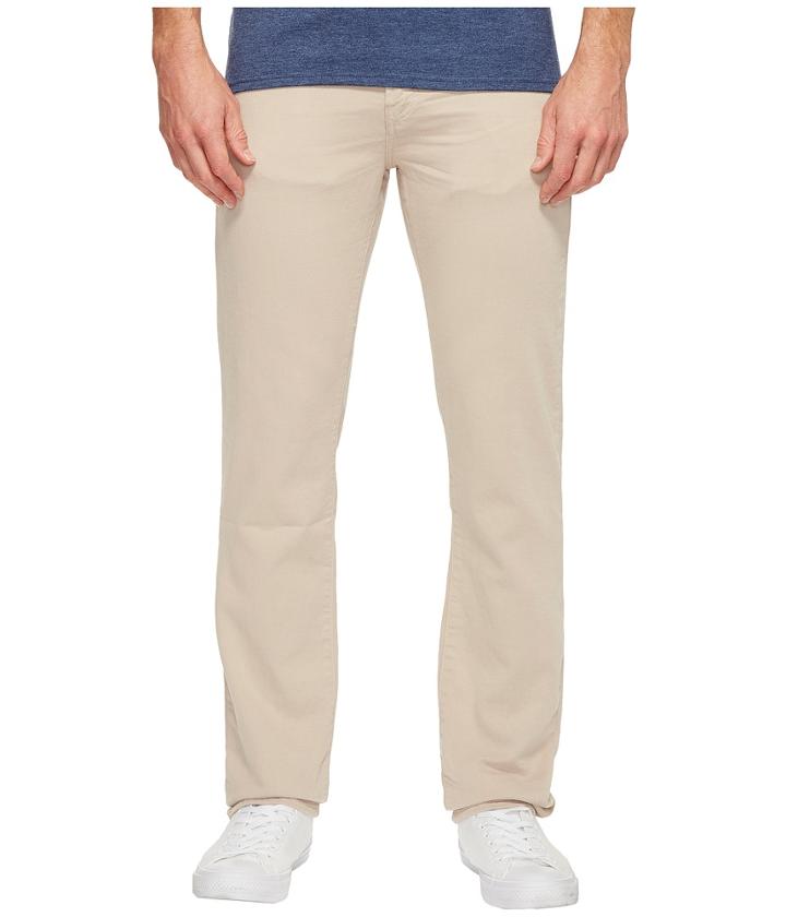 J Brand - Kane Straight Leg French Terry In Keckley Concrete Dust
