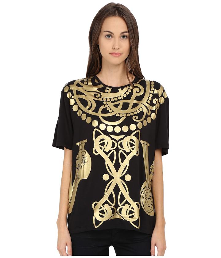Versace Jeans - Short Sleeve Foil Print T-shirt