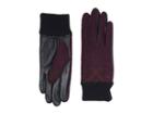 Ugg - Fabric Smart Gloves With Knit Trim