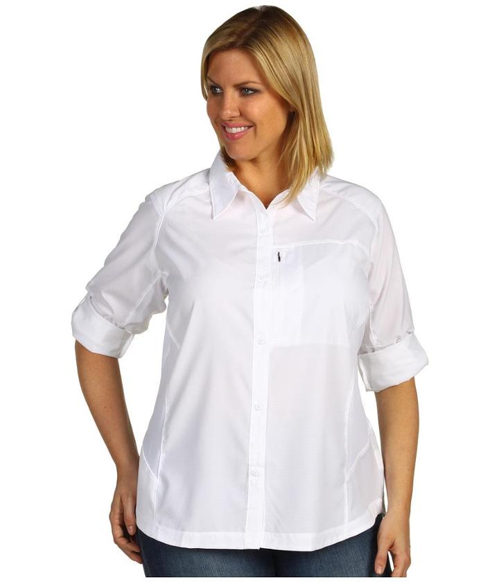 Columbia Plus Size Silver Ridge L/s Shirt
