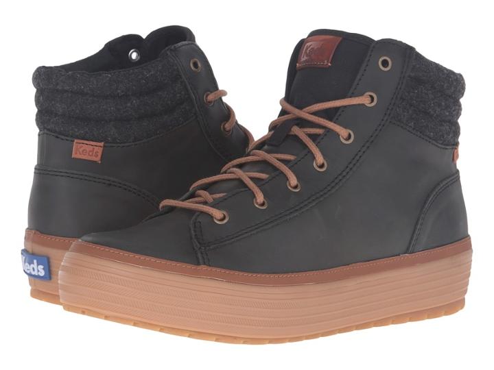 Keds - High Rise Leather Wool