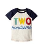 Mud Pie - Two Handsome Short Sleeve Raglan Shirt