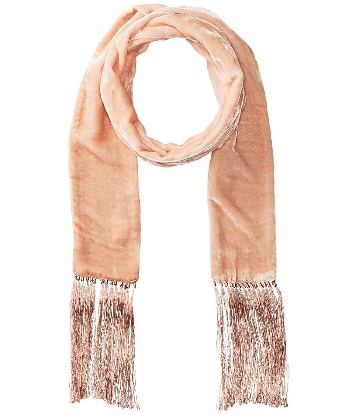 Echo Design - Velvet Double-faced Long And Skinny Oblong Scarf
