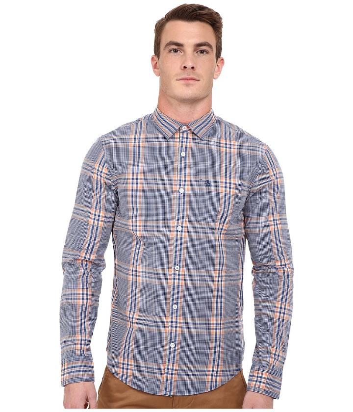 Original Penguin - P55 Long Sleeve Madras Plaid Heritage