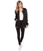 Blank Nyc - Long Bomber With Black White Rib Details In Power Play