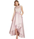 Adrianna Papell - Lace And Mikado Gown