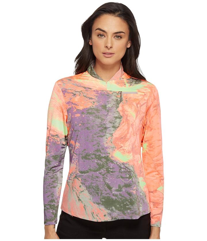 Jamie Sadock - Lava Print Long Sleeve Top