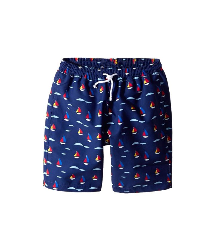 Oscar De La Renta - Sailboat Classic Swim Shorts