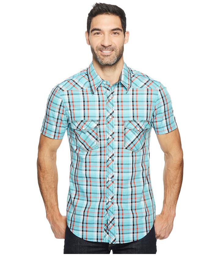 Rock And Roll Cowboy - Short Sleeve Snap B1s2057