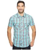 Rock And Roll Cowboy - Short Sleeve Snap B1s2057