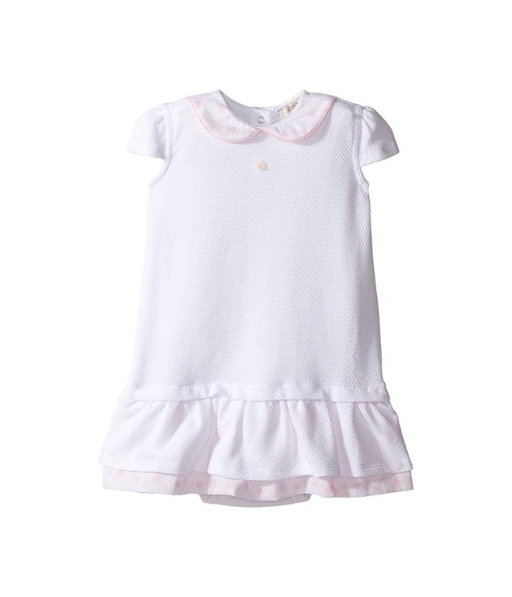 Armani Junior - Drop Waist Dress With Floral Collar