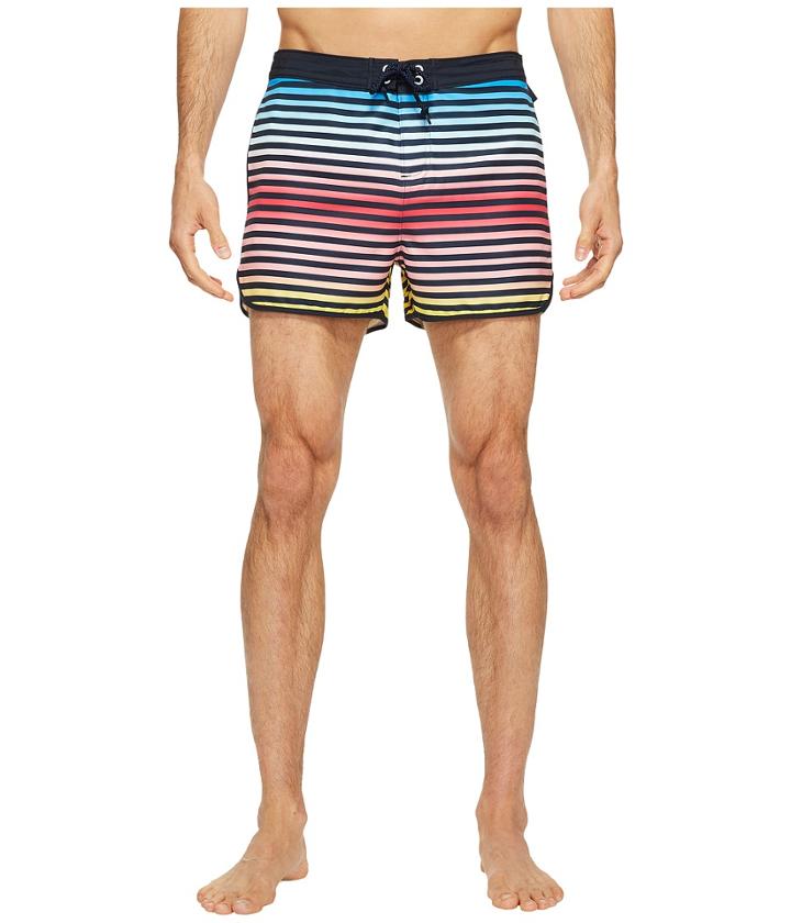 Original Penguin - Ombre Stripe Fixed Volley Swim Trunk