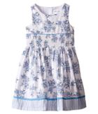 Us Angels - Cotton Poplin Tank Dress W/ Smock Waist Full Skirt