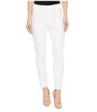 Tribal - 28 Knit Denim Pull-on Ankle Jeggings In White